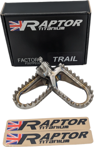Raptor - Titanium Foot Pegs Adv Pr Hon