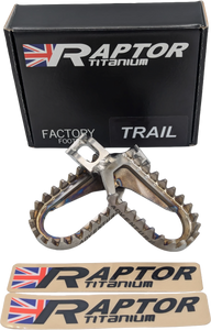 Raptor - Titanium Foot Pegs Adv Pr Tri