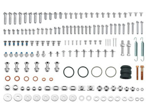 <ul><li><span style="font-size:medium">Designed for all riders&rsquo; needs, both on and off the track</span></li><li><span style="font-size:medium">Psychic fastener kits contain all necessary hardware for most of today&rsquo;s motocross and off-road motorcycles</span></li><li><span style="font-size:medium">All Psychic kits come in a convenient plastic sorting case</span></li><li><span style="font-size:medium">All bolts are manufactured from zinc-plated steel for increased longevity and corrosion-resistance</span></li></ul>