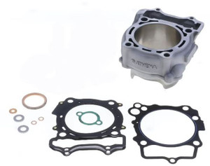 <p><font size="3">Athena has been constantly investing in cylinder aftermarket replacement parts for more than ten years, to improve their production and performance.</font></p><p><font size="3">All the cylinders are entirely engineered in Italy by Athena’s R&amp;D Department which has a strong internal know-how and cutting-edge tools to design and test each piece. They are coated with motor-nicksil, a nickel-silicon coating developed by Athena to obtain smoothness and optimal wear resistance.</font></p><p><font size="3">Athena’s cylinder kits and its components are recognized worldwide for their performance, durability and reliability.</font></p><p><font size="3">The Standard Bore cylinder kit developed by Athena guarantees the same performance as the original spare parts, extreme reliability and optimal smoothness.</font></p><p><font size="3">The Easy Cylinder kit includes the high-quality aluminum cylinder with standard bore and the gasket kit.</font></p><p><font size="3">All the components of the kit have been developed to withstand the highest temperatures, pressures and stresses and have been validated by Athena technicians with severe bench and road tests.</font></p><p><font size="3">This cylinder kit can be installed without making any changes to the engine crankcase.<br><br></font></p><p><font size="3"><br></font></p><p><font size="3">Same reliability and performance of the original components</font></p><p><font size="3">Maximum durability and smoothness guaranteed by a special nickel and silicon treatment</font></p><p><font size="3"></font></p><p><font size="3">Gaskets developed with the most advanced technologies to ensure maximum tightness even at high temperatures and pressures</font></p><p><span style="font-size: medium;"><br><br>Bore: 77mm<br>Compression: 13.9:1</span></p><p><span style="font-size: medium;">Displacement: 250cc</span></p><p><span style="font-size: medium;"><br></span></p><p><font size="3">Yamaha YZ250F (19-24)<br></font></p><p><font size="3">Not compatible with OE gaskets</font></p><br><p></p>