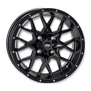 <ul><li><span style="font-size:12px;"><span style="font-family:lucida sans unicode,lucida grande,sans-serif;">Features eight sets of X-shaped wheel spokes</span></span></li><li><span style="font-size:12px;"><span style="font-family:lucida sans unicode,lucida grande,sans-serif;">Offers ITP exclusive "Rock Armor" inner wheel lip to provide unequalled structural integrity</span></span></li><li><span style="font-size:12px;"><span style="font-family:lucida sans unicode,lucida grande,sans-serif;">Lifetime structural warranty</span></span></li><li><span style="font-size:12px;"><span style="font-family:lucida sans unicode,lucida grande,sans-serif;">Unique automotive-like center design</span></span></li><li><span style="font-size:12px;"><span style="font-family:lucida sans unicode,lucida grande,sans-serif;">Size: 15x7</span></span></li><li><span style="font-size:12px;"><span style="font-family:lucida sans unicode,lucida grande,sans-serif;">Bolt Pattern: 4/137</span></span></li><li><span style="font-size:12px;"><span style="font-family:lucida sans unicode,lucida grande,sans-serif;">Offset: 5+2</span></span></li><li><span style="font-size:12px;"><span style="font-family:lucida sans unicode,lucida grande,sans-serif;">Matte black finish</span></span></li></ul>