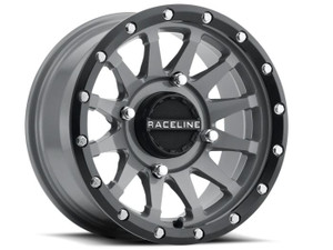 <p style="font-size: medium;"><font size="3">Strong 10 spoke design, the UTV version of our popular 934 Clutch for trucks</font></p><p style="font-size: medium;"><font size="3">Constructed out of heavy duty A356 aluminum with a simulated beadlock ring area finished off with stainless steel bolts</font></p><p style="font-size: medium;"><font size="3">Engineered to be one of the strongest wheels available</font></p><p style="font-size: medium;"><font size="3">Available in Satin Black and Stealth Grey finishes</font></p><p style="font-size: medium;"><font size="3">Includes a satin black snap-in cap with embossed chrome Raceline logo</font></p><p style="font-size: medium;"><font size="3">Available in 14”, 15” and 17” diameters for most UTV bolt patterns</font></p><p style="font-size: medium;">The Official Wheel of Ultra 4 Racing, NORRA, MidAmerica Outdoors, Southern Rock Racing Series, Nor Cal Rock Racing</p><span style="font-family: Helvetica; font-size: 13px;"><br></span><p style="font-size: medium;">Size: 15 x 6</p><p style="font-size: medium;">BOLT PATTERN: 4x156</p><p style="font-size: medium;">Offset: +40</p><p style="font-size: medium;">Weight: 15 lbs.</p><p style="font-size: medium;">Load Rating: 1000 lbs.</p><p style="font-size: medium;">Center Cap: CPR-A82-156</p>