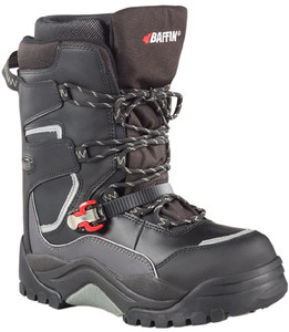 Warm and comfortable even on long winter sled and ATV rides <br>Unique 8-layer inner boot system with Thermaplush to provide lightweight, thermal insulation and moisture<br>management <br>Rated to -70°C/-94°F <br>Carbon fibre leathers help protect the lower extremities from impact and penetration injuries