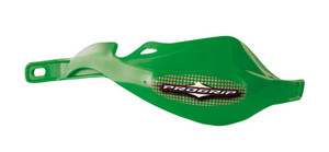 Universal 5610 Enduro/Motard Series Green Handguards (5610GN) by Pro Grip®. Sold as pair. Plastic mounting kit included. Made with extra strong and flexible polypropylene, it fits to all handelbars (22-28 mm). This top-grade product is expertly made in compliance with stringent industry standards to offer a fusion of a well-balanced design and high level of craftsmanship. Manufactured from industry-leading materials using up-to-date equipment, it ensures everlasting reliability and enduring value. This product is distinguished by total quality assurance, unsurpassed by anybody else.<br><br>Features:<br>Universal fitting<br>Designed to provide maximum comfort and safety while riding<br>Made from superior quality materials for unmatched performance<br>Guaranteed to offer excellent durability and long-lasting service<br>Includes:<br>(2) 5610 Enduro/Motard Series Green Handguard