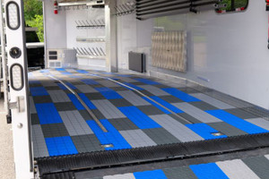 <p>Upgrade your garage or trailer with Caliber’s ProTech Flooring—a premium modular flooring solution engineered to handle the toughest environments. Whether you’re hauling snowmobiles, ATVs, motorcycles, or need rugged surface to protect your garage and shop floors, ProTech delivers industry-leading durability, drainage, and traction, backed by a lifetime warranty. Customize your space and protect your floors today!</p><p><br></p><p></p><ul><li>Modular tile system designed for ultimate functionality and protection.</li><li>Pass-through holes and channeling allow for drainage and airflow – making it easy-to-clean.</li><li>Link and fastener system provide 3 installation options: floating, partially floating, or fixed.</li><li>Recessed and counter-sunk fastening slots eliminate exposed screw heads.</li><li>Built to stand the tests of time against all powersports vehicles.</li><li>Made in the USA – Lifetime Warranty</li><li><font size="3">Each tile is 9″ x 18″ – 1.125 sq. ft. per tile.</font></li><li><font size="3">8 pk. = 9 sq. ft.</font></li></ul><p><br></p><p><font size="3">Please note: Calculations are estimates only</font></p><p></p><p><font size="3">For V-nose trailers - calculate your total area based on box and v-nose dimensions:</font></p><p><font size="3">To calculate your V-nose area, use the following: (0.5 x width) x V-nose depth</font></p><p><font size="3">Example: 7.5' x 14' trailer with 5 ft V-nose (19' overall)</font></p><p><font size="3">Box area: 7.5' x 14' = 105 sq. ft.</font></p><p><font size="3">V-nose area: (0.5 × 7.5) x 5 = 18.75 sq. ft.</font></p><p><font size="3"></font></p><p><font size="3">Total area: 124 sq. ft.</font></p>