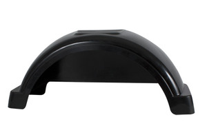 <p>Universal 13" Tire Size Plastic Fender (008553) by Fulton®. Color: Black. Without Step. Five-year warranty. This superior product is perfect to make your trailer towing experience safe and convenient. Designed to meet the highest quality standards, it is second to none in durability and performance. Made using the finest materials, it is sure to serve you reliably for a long time.</p><p>High density polyethylene (HDPE) fenders</p><p>Injection molded</p><p>Morrosion proof</p><p>Impact resistant, 300 lbs. capacity</p><p>Molded-in color is "scratch proof"</p><p>Built-in fender skirt</p><p>Optional integral step pad</p><p>Handles temperature extremes</p><p>Mounting slots</p><p>Towing and trailering always means taking care of your rig. Regular maintenance will make parts last longer, but eventually, you need to replace parts, or even upgrade them. Whether its needing new battery bolts to replace the auxiliary battery in your motorhome, or a new gearset and crank handle for a worn-out jack, we've got what you need.</p><p>More than 100 years of performance have made Fulton trailer jacks, winches, and couplers the industry standard in light/medium duty trailering. Suited for all environments, Fulton products perform best when the weather is at it's worst. When you combine innovative design, performance and style with quality and value, you get a brand that is the definitive choice for recreational and marine applications everywhere.</p>