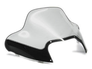 Precision cut to match OEM exactly<br><br>Made from .075in. thick Uvex butyrate which is heavier than most OEM models yet stays flexible at sub-zero temperatures<br><br>All windshields have permanently bonded trim for safety<br><br>Graphics windshields are silkscreened to a solid black color at the base to cover mounting area, then fade out as they move up the windshield for style<br><br>Tight quality control for a quality fit; manufacturer guarantees windshields against defects in material and workmanship<br><br>All windshields are clearly labeled and shrink-wrapped so that your customers receive clean, unmarked, high-quality windshields<br><br>Upon receiving, please verify that your windshields are correct before removing the plastic shrink-wrapping