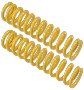 <p>High Lifter's Lift Spring Kit is the newest addition to suspension enhancing products for 4WD Utility ATVs. A set of higher capacity, replacement springs which are components of stock shock absorbers. Engineered to provide approximately 100 lbs of capacity per set. Powder coated in performance yellow.</p>