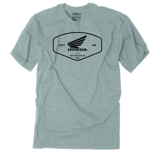 <p><span style="font-size: 1em;">Heather Gray</span><br><span style="font-size: 1em;">Mens Crew T-shirt</span><br><span style="font-size: 1em;">60% Cotton 40% Poly 4.3oz. Combed Ring-Spun</span><br><span style="font-size: 1em;">Screen printed front</span><br><span style="font-size: 1em;">Official licensed product</span></p>