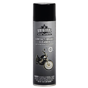 <ul><li><span style="font-size:12px;"><span style="font-family:lucida sans unicode,lucida grande,sans-serif;">Original Contact/Brake Cleaner is a highly active solvent blend providing maximum performance in a brake parts cleaner without the use of ozone depleters or chlorinated solvents</span></span></li><li><span style="font-size:12px;"><span style="font-family:lucida sans unicode,lucida grande,sans-serif;">Quick-drying solvent leaves no residue</span></span></li><li><span style="font-size:12px;"><span style="font-family:lucida sans unicode,lucida grande,sans-serif;">Removes grease, oil, road grime, brake fluid and chain lube overspray</span></span></li><li><span style="font-size:12px;"><span style="font-family:lucida sans unicode,lucida grande,sans-serif;">Excellent product for cleaning chains and sprockets prior to applying new lubrication</span></span></li><li><span style="font-size:12px;"><span style="font-family:lucida sans unicode,lucida grande,sans-serif;">Powerful blasting spray easily removes brake fluid, grease, oily dirt and contaminants from linings, pads and drums, cylinders and springs without disassembling the brake unit</span></span></li><li><span style="font-size:12px;"><span style="font-family:lucida sans unicode,lucida grande,sans-serif;">Rapid and complete evaporation</span></span></li><li><span style="font-size:12px;"><span style="font-family:lucida sans unicode,lucida grande,sans-serif;">OTC/LADCO VOC Compliant</span></span></li><li><span style="font-size:12px;"><span style="font-family:lucida sans unicode,lucida grande,sans-serif;">This non-chlorinated formula does not contaminate waste oil so disposal is facilitated</span></span></li><li><span style="font-size:12px;"><span style="font-family:lucida sans unicode,lucida grande,sans-serif;">14 ounce</span></span></li></ul>