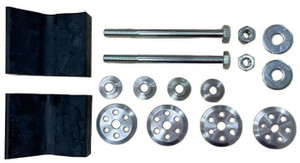 <p><font size="3">Lightweight Kit reduces mounting hardware weight by 0.3 lbs</font></p><p><font size="3">10mm bolt</font></p><p><font size="3">Kit fits all 2012 and newer Pro chassis, includes Assault, Rush, Switchback, Pro RMK, Indy, Pro X and Axys chassiss</font></p><p><font size="3">Kit also fits 2019 and newer 600R Snocross Sleds</font></p><p><font size="3">NOTE: This mount kit comes with all the necessary hardware and dampeners for one pair of skis.</font></p><p><font size="3">Mount kit will fit C&amp;A Pro Skis only.</font></p>