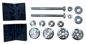 <p><font size="3">Lightweight Kit reduces mounting hardware weight by 0.3 lbs</font></p><p><font size="3">10mm bolt</font></p><p><font size="3">This kit fits 2000-2015 ADSA and newer style machines. This includes: REV / XP / XS.</font></p><p><font size="3">Also fits all 2000 and newer Race Sleds.</font></p><p><font size="3">For trailing arm machines with ADSA suspension reuse OEM dampener.</font></p><p><font size="3">NOTE: This mount kit comes with all the necessary hardware and dampeners for one pair of skis.</font></p><p><font size="3">Mount kit will fit C&amp;A Pro Skis only.</font></p>