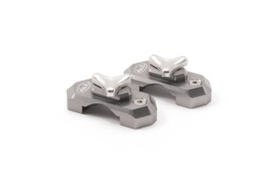 <p><font size="3">Provides easy adjustment of compression damping without tools</font></p><p><font size="3">For use with Showa 49mm fork caps featuring the short compression adjuster height</font></p><p><font size="3">Non-marring clamp-on design requires no modification of fork cap</font></p><p><font size="3">Requires 12mm handlebar clearance above top of fork cap</font></p><p><span style="font-size: medium;">Compatible with Motion Pro Micro Bleeder Set</span></p><p><font size="3">Anodized billet 6061 aluminum construction</font></p><p><font size="3">Sold as set of 2 to fit both fork legs</font></p>