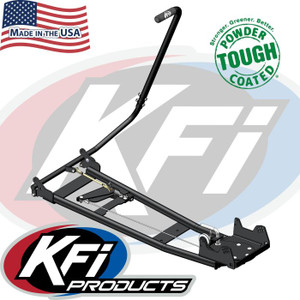 <ul style="margin: 0px 0px 0.6em 5px; padding: 0px 0px 0px 20px;"><li style="margin: 0px 0px 5px;">Works with KFI ATV Push Tubes: 105000 / 105760</li><li style="margin: 0px 0px 5px;">Will work universally on most ATVs</li><li style="margin: 0px 0px 5px;Use with up to 60” KFI Blades</li><li style=" margin:="" 0px="" 5px;"="">When done plowing the lift will remain with the plow tubes</li><li style="margin: 0px 0px 5px;">Shot Blasted before powder coating</li><li style="margin: 0px 0px 5px;">Powder Coated TOH - Black</li><li style="margin: 0px 0px 5px;">Gets at least 5-1/2” of lift with around 25lbs of lift effort</li></ul><p style="line-height: 1.6; margin: 0px 0px 0.6em;">NOTE: Does not work with plow mount #105715</p>