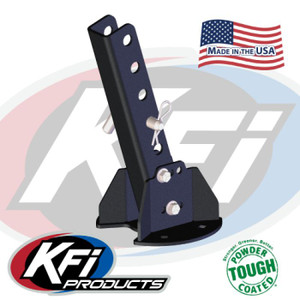 <ul style="margin: 0px 0px 0.6em 5px; padding: 0px 0px 0px 20px;"><li style="margin: 0px 0px 5px;">Repositions lift attach point to help reduce winch and cable strain from lower mounted winches and bad cable angles</li><li style="margin: 0px 0px 5px;">Fully adjustable for multiple angles and attach points</li><li style="margin: 0px 0px 5px;">Designed to work with KFI UTV Push Tubes #106300 and #105635</li><li style="margin: 0px 0px 5px;">Constructed of Heavy Duty 3/16” Grade 50 Steel</li><li style="margin: 0px 0px 5px;">Shot Blasted before powder coating</li><li style="margin: 0px 0px 5px;">Powder Coated TOUGH - Black</li><li style="margin: 0px 0px 5px;">All Hardware included</li><li style="margin: 0px 0px 5px;">DOES<font color="#ff0000"><span style="font-size: 14px;">&nbsp;</span></font>NOT&nbsp;WORK WITH THE PLOW ACTUATOR: 105935</li></ul>