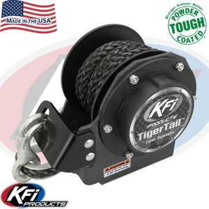 <p style="line-height: 1.6; margin: 0px 0px 0.6em;">TigerTail is the only QUALITY ATV and UTV retractable tow rope available today! Superior to a tow strap and wicked fast compared to any electric winch.&nbsp; Its retractable design allows for a quick, easy and clean use for towing or as an anchor-line during poor underfoot winch operations! The best of tow systems!!</p><p style="line-height: 1.6; margin: 0px 0px 0.6em;"><strong>MOUNT NOT INCLUDED</strong></p><p style="line-height: 1.6; margin: 0px 0px 0.6em;">Features:</p><ul style="margin: 0px 0px 0.6em 5px; padding: 0px 0px 0px 20px;"><li style="margin: 0px 0px 5px;">MADE IN USA.</li><li style="margin: 0px 0px 5px;">Color: Black</li><li style="margin: 0px 0px 5px;">12 Feet of 12,000 lb Avg. Breaking rength Rope with wear resistant coating</li><li style="margin: 0px 0px 5px;">Self Locking Hook Storage</li><li style="margin: 0px 0px 5px;">3/16” Grade 50 Steel Construction</li><li style="margin: 0px 0px 5px;">Fully sealed and lubricated mechanism tested to 14,000+ cycles</li><li style="margin: 0px 0px 5px;">Shot Blasted and Powder coated Black for supreme durability</li><li style="margin: 0px 0px 5px;">Convenient Operation and Easy to use</li><li style="margin: 0px 0px 5px;">Quality Built and Depele Performance</li><li style="margin: 0px 0px 5px;">Rugged design for the toughest environments – no electrical parts to burn up</li><li style="margin: 0px 0px 5px;">Constant Tension</li><li style="margin: 0px 0px 5px;">Keeps your gear clean – no mo dirty tow straps to carry</li><li style="margin: 0px 0px 5px;">100% serviceable components</li><li style="margin: 0px 0px 5px;">Fully integrates to your ATV or UTV – Never Left Behind</li><li style="margin: 0px 0px 5px;">Patented</li></ul><p style-height:="" 1.6;="" margin:="" 0px="" 0.6em;"="">Specifications:</p><ul style="margin: 0px 0px 0.6em 5px; padding: 0px 0px 0px 20px;"><li style="margin: 0px 0px 5px;">Weight: 9 lbs</li><li style="margin: 0px 0px 5px;">Length x Width x Height: 10” x 6” x 8”</li><li style="margin: 0px 0px 5px;">Rope Length: 12 feet with wear resistant coating</li><li style="margin: 0px 0px 5px;">Average Rope Break Strength: 12,000 lbs</li></ul>