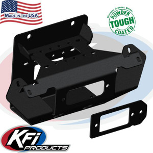 <p><span style="color: rgb(51, 51, 51); font-family: Roboto, Arial, Trebuchet, sans-serif; font-size: 15px;">KFI Products offers a dozens of winch mounts to suit a variety of ATV/UTV applications. Each winch mount features a steel constructed mount plate that, unlike other mounts, is metal bead blasted before it's powdercoated for the best possible finish prep. The protective black finish delivers rugged good looks and extreme durability. KFI winch mounts are easy to install and come complete with instructions. Order the model recommended for your off-road machine.</span></p>