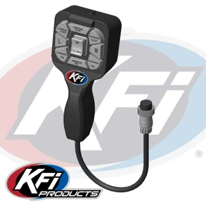 <p></p><ul><li><font size="3">Designed for use with KFI Pro-V plow</font></li><li><font size="3">Includes Hand Remote with dash mount #ACT-VHR ONLY</font></li><li><font size="3">Requires the V-Plow Socket Harness #ACT-HR-HAR (NOT Included)</font></li><li><font size="3">Requires (2) of the V-Plow Wire Harness #ACT-HAR (NOT Included)</font></li><li><font size="3">Controls the winch for raising and lowering the plow system</font></li><li><font size="3">Controls hydraulic actuators for angling a V-plow</font></li><li><font size="3">Can be used in conjunction with the V-Plow system with the Dual Dash Rockers Switches (106180-AP)</font></li><li><font size="3">Blue backlit buttons when plugged in</font></li><li><font size="3">"On/Off" Switch on top of remote to prevent accidental operation while plugged in</font></li><li><font size="3">Threaded connection to eliminate accidental disconnection</font></li><li><font size="3">Dash clip included for storing on a flat surface</font></li><li><font size="3">Will work with most standard UTV winches</font></li><li><font size="3">Will most likely work with other brand V-Plows that have two independent actuators</font></li></ul><p></p>