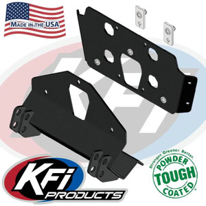 <p><font size="3">Because the Can-Am HD11 sits higher than most models, achieving proper plow geometry without&nbsp;</font><font style="font-size: 1em;">sacrificing ground clearance can be challenging. To solve this, KFI developed two distinct mounting&nbsp;</font><span style="font-size: medium;">options based on how the vehicle is used. This version uses traditional-style mounts and is compatible with&nbsp;</span><font size="3">the #106300 UTV Plow Tube System, the older #105635 tube system, and the V-Plow system</font></p><span style="font-size: medium;"><br></span><p style=""><font size="3">2-Piece design similar to other removable KFI mounts</font></p><p style=""><font size="3">When both brackets are installed, ground clearance is reduced by roughly 4"</font></p><p style=""><font size="3">The upper section can remain installed year-round</font></p><p style=""><font size="3">The seasonal bracket can be attached only during plow season and removed afterward for&nbsp;</font><span style="font-size: medium;">full clearance</span></p><p style=""><font size="3">Designed for stock-height machines — no leveling kit required</font></p><p style=""><font size="3">Lifted or modified machines (larger tires, tracks, etc.) will require a leveling kit to correct the&nbsp;</font><span style="font-size: medium;">plow angle</span></p><br><p style=""><font size="3">Front Lower Plow Mount System: Allows for easy attachment and removal of the plow.</font></p><p style=""><font size="3">2-Piece design : Allows for seasonal bracket to be removed in the off season to gain back 4" of ground clearance.</font></p><p style=""><font size="3">Uses Two Standard 5/8" Hitch Pins for Secure Connection</font></p><p style=""><font size="3">Constructed from 3/16" thick grade 50 steel for durability and strength</font></p><p style=""><font size="3">Plow Mounting Tabs are made from 1/4" thick grade 50 steel to ensure a secure fit</font></p><p style=""><font size="3">Unlike competitors, products undergo metal bead blasting before powder coating to provide the best possible finish.</font></p><p style=""><font size="3">Powder Coated Textured Black for supreme durability and corrosion resistance</font></p><p style=""><font size="3">Comes with complete instructions for hassle-free installation.</font></p><p style=""><font size="3">All mounting hardware needed for installation is included</font></p><p style=""><span style="font-size: medium;">100% Made in the USA</span></p><span style="font-size: medium;"><br></span>