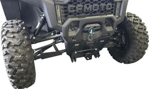 <p><span style="font-size:1em">Front Lower Plow Mount System: Allows for easy attachment and removal of the plow</span></p><p>Designed as a seasonal bracket that can be removed in the off season</p><p><span style="font-size:medium">Integrated 2" Lower Receiver for versatile functionality</span></p><p><span style="font-size:medium">You will loose 3.25" of Ground Clearance but will have 10.5" remaining while installed</span></p><p>&nbsp;</p><p><span style="font-size:medium">Uses Two Standard 5/8" Hitch Pins for Secure Connection (comes with push tubes)</span></p><p>&nbsp;</p><p><span style="font-size:medium">Constructed from 1/4" thick grade-50 steel for durability and strength</span></p><p><span style="font-size:medium">Superior Finish Preparation: Unlike competitors, products undergo metal bead blasting before powder coating to provide the best possible finish</span></p><p><span style="font-size:medium">Powder-coated Black: Ensures supreme durability and corrosion resistance</span></p><p><span style="font-size:medium">Complete instructions for hassle-free installation</span></p><p><span style="font-size:medium">All Necessary Hardware Included</span></p><p><span style="font-size:medium">100% Made in the USA</span></p>