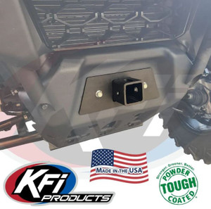 <p><font size="3">2" Receiver Hitch for following Can-Am Defender HD11</font></p><p><font size="3"><br></font></p><p><font size="3">Defender HD11(2026)</font></p><p><font size="3">Defender MAX HD11(2026)</font></p><p><font size="3">Not compatible with internal mounted winch.</font></p><p><font size="3">Will NOT work with a winch installed.&nbsp; If you have winch installed please see #102320</font></p><br><p><font size="3">Constructed of 3/16" Grade 50 steel</font></p><p><font size="3">Unlike other hitches these are metal bead blasted before they are powder coated for the best possible finish prep</font></p><p><font size="3">Black texture powdercoat for supreme durability</font></p><p><font size="3">Very easy to install</font></p><p><font size="3">All mounting hardware and instructions included</font></p><p><font size="3">Satisfaction guaranteed</font></p><p><span style="font-size: medium;">100% Made in USA</span></p>