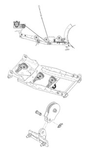 <p><span style="font-size: medium;">The KFI Quick Plow Pulley is a purpose-built, easy on / easy off cable-attachment pulley designed specifically to work with the KFI UTV Plow System. It improves lift geometry when raising the blade, helps manage cable angles during plowing, and can also slow the raising speed for smoother, more controlled operation.</span></p><p style="scrollbar-color: rgb(78, 82, 84) rgb(22, 25, 26); font-size: medium;"><font size="3" style="scrollbar-color: rgb(78, 82, 84) rgb(22, 25, 26);"><br></font></p><p style="scrollbar-color: rgb(78, 82, 84) rgb(22, 25, 26); font-size: medium;"><font size="3" style="scrollbar-color: rgb(78, 82, 84) rgb(22, 25, 26);">Steel Cable Protection</font></p><p style="scrollbar-color: rgb(78, 82, 84) rgb(22, 25, 26); font-size: medium;"><font size="3" style="scrollbar-color: rgb(78, 82, 84) rgb(22, 25, 26);">Large 2-1/8" diameter steel wheel for smoother cable movement compared to standard 7/8" rollers</font></p><p style="scrollbar-color: rgb(78, 82, 84) rgb(22, 25, 26); font-size: medium;"><font size="3" style="scrollbar-color: rgb(78, 82, 84) rgb(22, 25, 26);">Curved cable groove helps prevent cable flattening that can lead to premature cable failure</font></p><p style="scrollbar-color: rgb(78, 82, 84) rgb(22, 25, 26); font-size: medium;"><font size="3" style="scrollbar-color: rgb(78, 82, 84) rgb(22, 25, 26);">Eliminates cable kinking caused by small roller contact and abrupt angle changes</font></p><p style="scrollbar-color: rgb(78, 82, 84) rgb(22, 25, 26); font-size: medium;"><font size="3" style="scrollbar-color: rgb(78, 82, 84) rgb(22, 25, 26);">Stationary steel wheel prevents pinching of steel cable</font></p><p><font size="3"><br></font></p><p><font size="3">Designed for KFI Plow Systems – Engineered specifically for KFI UTV and ATV plow applications</font></p><p><font size="3">Improves Plow Lift Geometry – Helps correct poor cable angles when raising the blade</font></p><p><font size="3">Controlled Lift Speed – Can reduce lift speed for smoother blade movement</font></p><p><font size="3">Seasonal Fairlead Replacement – Replaces the standard winch fairlead during plow season</font></p><p><font size="3">Multi-Position Wheel Mounting – Allows fine-tuning for different applications and cable angles</font></p><p><font size="3">Multi-Purpose Mounting</font></p><p><font size="3">Fairlead-mounted or push-tube-mounted</font></p><p><font size="3"><br></font></p><p><span style="font-size: medium;">NOTE: FOR STEEL CABLE USE ONLY</span></p><p><font size="3"><br></font></p><p><font size="3">Works with:</font></p><p><font size="3">UTV Push Tubes: #106300 / #106310 / #105635</font></p><p><font size="3">ATV Push Tubes: #105000 (should not be needed)</font></p><p><font size="3"><br></font></p><p><font size="3">Winch Compatibility</font></p><p><font size="3">For standard-size winches with a 4.875" bolt-up pattern</font></p><p><font size="3">For wide winches with a 6.60" bolt-up pattern, use part #106465</font></p><br><p><font size="3">Recommended Accessory</font></p><p><font size="3">12" Soft Strap #106470 recommended to attach the winch hook back to the machine</font></p>