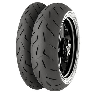 <p>Maximum grip with Black Chili Performance, accuracy and easy handling for the most powerful superbikes</p><p>More grip and improved traction thanks to the latest compound technology</p><p>Larger footprint at extreme cornering angles</p><p>Typical Conti agility and precision when turning</p><p>Rapid warm-up for confidence from the first kilometers</p><p>RainGrip technology of the Continental test winners</p><p>Also suitable for hobby race track use (without tire warmers)</p>