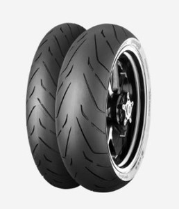 <p>Your bike is built to perform, so is the ContiRoad. Providing you with high mileage, unparalleled wet grip, easy handling and perfect stability – even at high speed and fully loaded. Whether for sporty touring or daily commute, you're all set.&nbsp;</p><p><br></p><p>Developed for comfortable touring and agile handling on country roads</p><p>High mileage thanks to non-tangent profile grooves at the central tread of the rear tire</p><p>A new silica-technology guarantees a high micro-interlocking with the asphalt, providing a very good wet performance</p><p>Modern tread design with an extra-large positive proportion for a higher mechanical grip</p><p>Original equipment on Triumph Street Triple R and BMW R12 nineT</p>