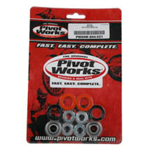 REAR SHOCK ABSORBER KITS<br>• Eliminates any play from worn out shock mount bearings<br>• Includes bearings and seals for upper and lower mounting points<br>• Restores proper suspension action Lifetime replacement