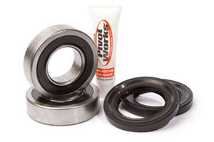 <div class="productDescription"><div class="primaryProductDescription"><p>Restore steering and braking control lost due to worn or rusted wheel bearings<br><br>Double-sealed ball bearings keep moisture and contamination out  <br><br></p></div> <div id="itemGroup" class="productItemGroup"></div></div>