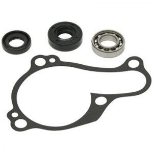 <ul>Aftermarket part; includes:<li>Bearings</li><li>Seals</li><li>O-rings</li><li>Mechanical seal</li><li>Water pump cover gasket</li><li>Does NOT include water pump impeller shaft or clutch cover gasket.</li></ul>