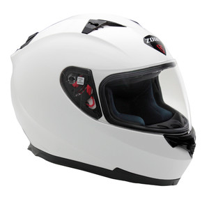 Injected thermoplastic alloy shell<br>Two shells XS-2X<br>Dual layer EPS<br>GE LEXAN scratch resistant optical shield<br>Scratch resistant smoke tint inner sun shield with anti-fog coating<br>Chin vent, two top intake vents and two rear exhaust vents for maximum ventilation and ultimate comfort<br>Audio system pocket with snaps to secure in place<br>Removable and breathable hypo-allergenic washable interior<br>Removable chin curtain<br>DOT FMVSS-218 and ECE-22-05P safety approved<br>Perfect blend of leading innovations and superior workmanship<br>Manufactured to offer high value and everlasting reliability<br>Strict quality control ensures conformance to safety standards<br><br><br>  Blade SV Street Solid Full Face Helmet (035-006) by ZOAN®. The Blade SVS is an uncompromising blend of quality helmet and stylish graphics; packed full of features like an inner sun shield, an audio system pocket and plenty of ventilation, making this helmet your number one choice for street bike riding.<br><br>  Blade SV Full Face Helmet<br>Fabric helmet bag<br>