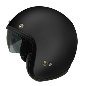 <p>Thermoplastic alloy shell</p><p>Three snap universal bubble peak</p><p>Removable cheek pads</p><p>DOT FMVSS-218 safety approved</p><p>Perfect blend of leading innovations and superior workmanship</p><p>Manufactured to offer high value and everlasting reliability</p><p>Strict quality control ensures conformance to safety standards</p><p>  3/4 Retro Solid Open Face Helmet (032-128) by ZOAN®. The 3.4 Retro helmet is a stylish and functional street helmet designed for comfort and durability. With a sun visor and double d-ring retention system, this helmet is sure to provide the features you want and need in a street helmet.</p><p>  3/4 Retro Solid Open Face Helmet</p><p>Quick release inner sun shield</p>