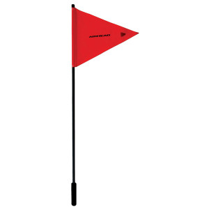 <p>Water sports flags are required by law in AZ, CA, CO, ID, IL, MO, NE, NM, OR, TX, UT and WA</p><p>This deluxe water sports flag is is 4 feet long, that is twice as long as required by law in most states</p><p>Black shaft is manufactured from durable anodized aluminum</p><p>EVA foam grip ensures a comfortable and secure hold</p><p>Oversized 420 denier nylon flag resists fading from the sun</p><p>Designed to fit perfectly inside the AIRHEAD Wakeboard Tower and Bimini Top Flag Holders</p><p>It floats!</p><p>17 in. x 13.5 in.</p>