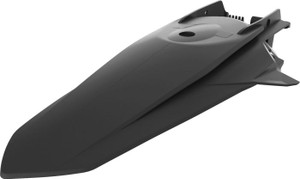 Produced with Polisport exclusive technology - DGP (durable gloss polypropylene)<br>Injection-molded, quality plastic components with a perfect OEM fit<br>Exact replica of stock OEM plastic components but stronger<br>Inexpensive alternative to OEM replacement parts<br>Stock color match with less fade<br>Glossy and flexible<br>Impact and abrasion resistant<br>Less prone to scratching or marking<br>Packaged in a printed plastic bag<br>Made using the finest materials and advanced technologies<br>Thoroughly tested through the manufacturing process<br>Rigorous quality you can trust<br><br><br>  Rear Fender (8556600007) by Polisport®. Color: Gray. Polisport's fenders are produced with Polisport's exclusive technology - DGP (durable gloss polypropylene) - making them more durable, with a perfect combination of resistance and flexibility. On top of that, the Polisport replica plastics have a glossy finish and colors that perfectly match the stock parts and make your dirt bike look great! Why Polisport Fenders are the best choice for your Enduro or Motocross Dirt Bike? Injection-molded, quality plastic components with a perfect OEM fit. Exact replica of stock OEM plastic components but stronger Inexpensive alternative to OEM replacement parts. Stock color match with less fade Glossy and flexible Impact and abrasion resistant Less prone to scratching or marking Submitted to rigorous Control Tests Packaged in a printed plastic bag.<br><br>