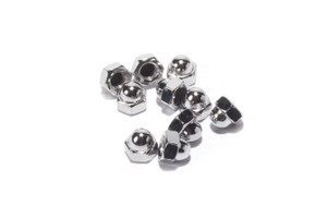 <ul><li><span style="font-size:12px;"><span style="font-family:lucida sans unicode,lucida grande,sans-serif;">M5 acorn nuts</span></span></li><li><span style="font-size:12px;"><span style="font-family:lucida sans unicode,lucida grande,sans-serif;">8mm hex head</span></span></li><li><span style="font-size:12px;"><span style="font-family:lucida sans unicode,lucida grande,sans-serif;">Sold in packages of 10</span></span></li></ul>