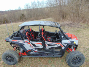 Polaris RZR XP 4 Turbo S 2-Pc Tinted Roof - 3 Star Industries