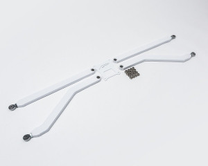 Polaris RZR XP 1000 /XP Turbo/RS1 White Unbreakable High Clearance Rear Arms - Agency Power