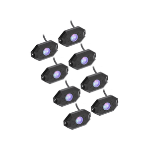 Honda Pioneer/Talon LED Rock Light Kit 8 Piece - AJK Offroad