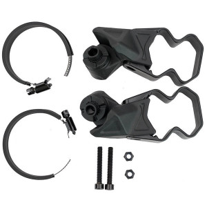 Kawasaki Mule Pro-MX UTV Side Mirror Adapter Kit - Mounts to Profiled and Round Tube Roll Cages - ATV TEK