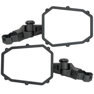 Kawasaki Teryx / Mule Elite Series 1 Universal Mirror Kit 2 Pack Profiled & Round Tube Mounts - ATV TEK