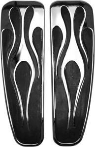 Baron - Universal Floorboards - Long - Flame - Adjustable Rider Longboards - BA-7002-03