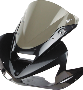 Zero Gravity - Double Bubble Windscreen - Smoke - ZX6R/RR - Double Bubble Windscreen - 16-245-02