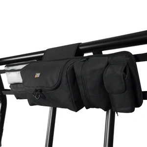 Kawasaki Mule 610 Quadgear UTV Roll Cage Organizer Black - Classic Accessories