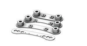 Can-Am Maverick X3 Radius Rod Race Plates - CT Race Worx
