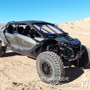 Can-Am Maverick R MAX Front Windshield - Dirt Warrior Accessories