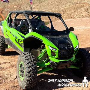 Kawasaki Teryx H2 Front Windshield - Dirt Warrior Accessories