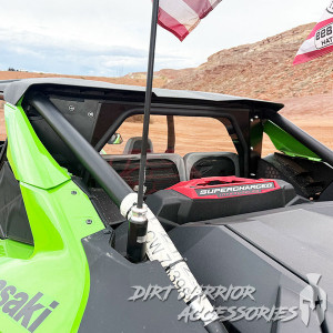 Kawasaki Teryx H2 Rear Windshield - Dirt Warrior Accessories
