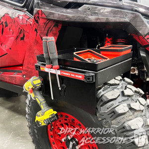 Kawasaki Teryx/Mule/KRX/Ridge Tire Mount Tool Tray - Dirt Warrior Accessories