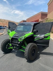 Kawasaki Teryx KRX 1000 2-Seat Cab Enclosure "The Vault"Upper Side Doors & Panels - Dirt Warriors Accessories